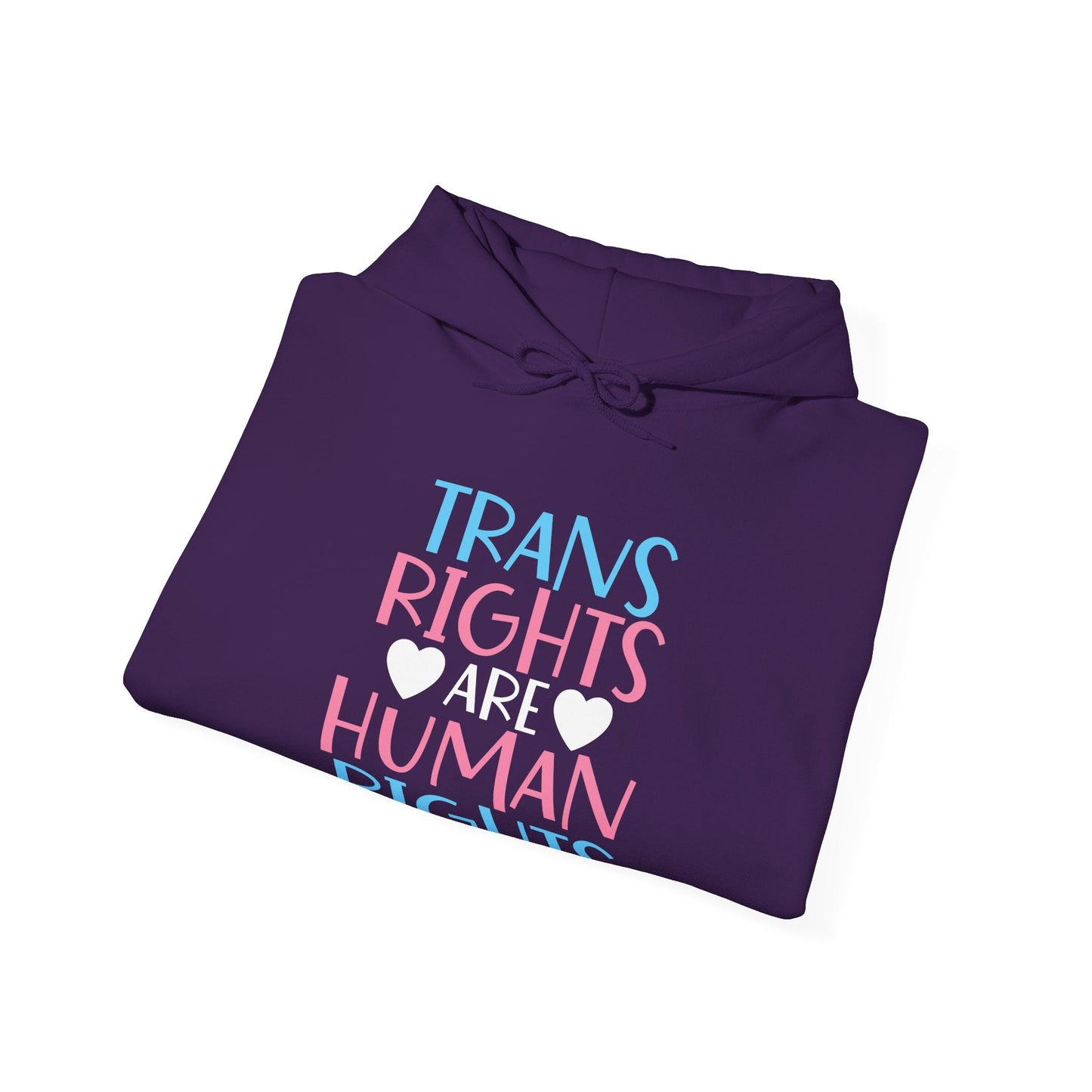 Trans Rights are Human Rights Hoodie - Hoodie - The Lucky Wombat