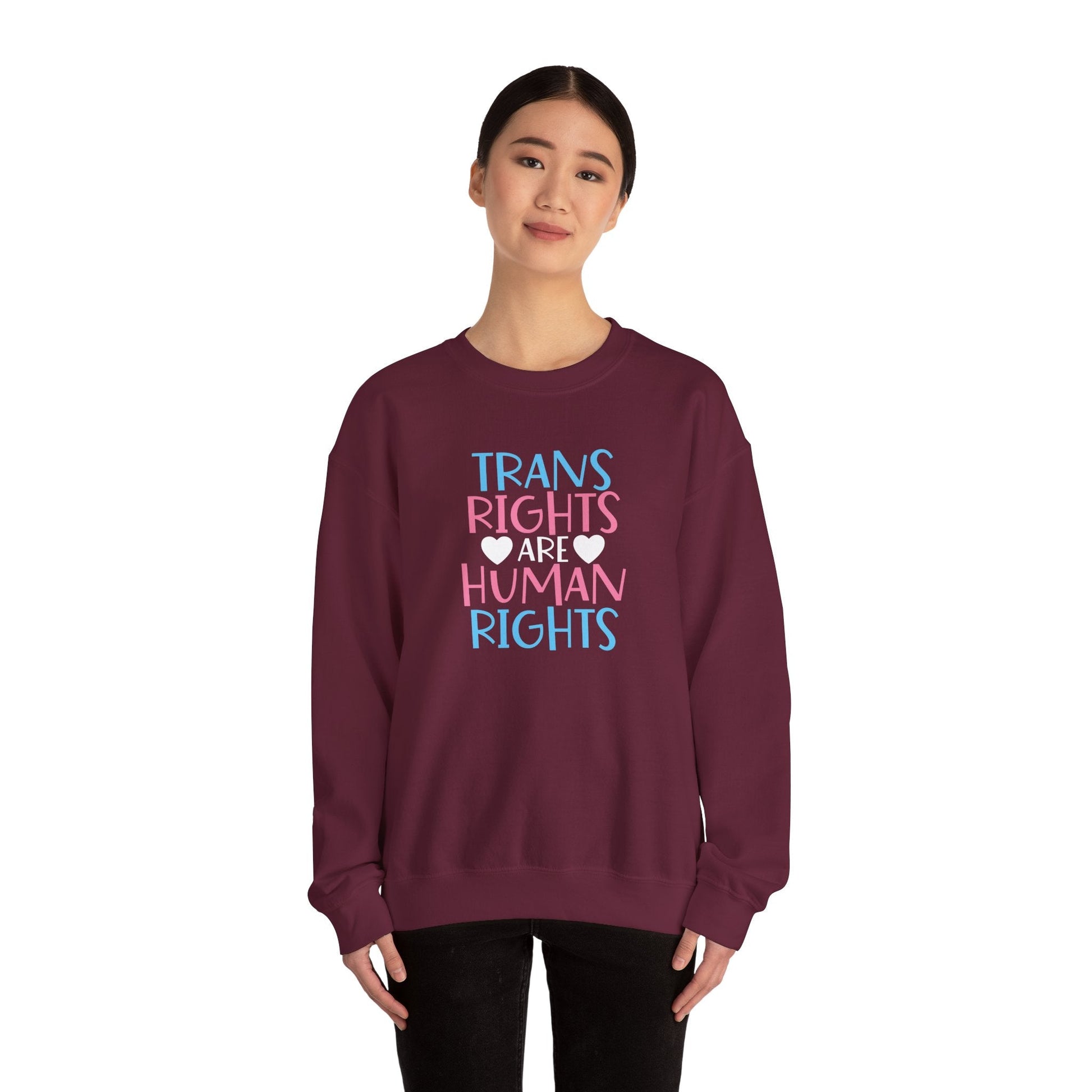 Trans Rights - Sweatshirt - Sweatshirt - The Lucky Wombat