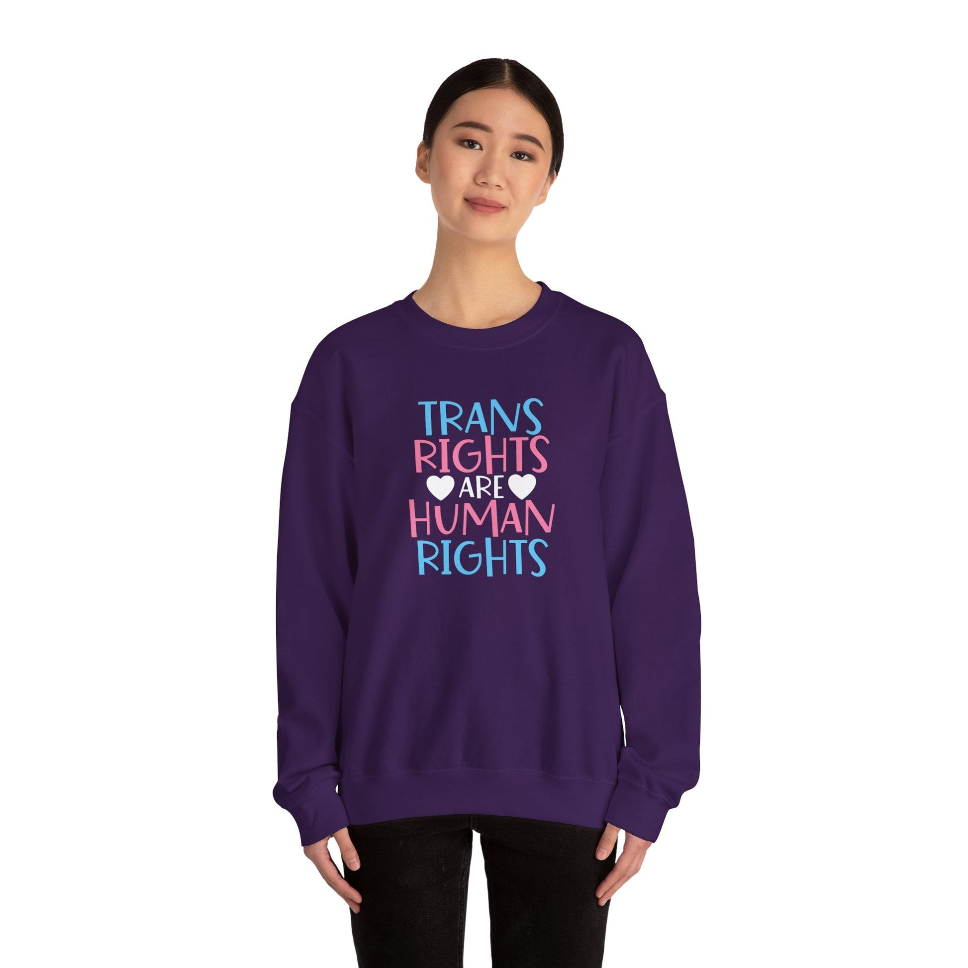 Trans Rights - Sweatshirt - Sweatshirt - The Lucky Wombat