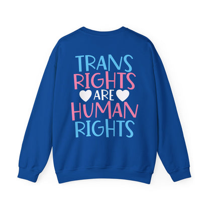Trans Rights - Sweatshirt - Sweatshirt - The Lucky Wombat