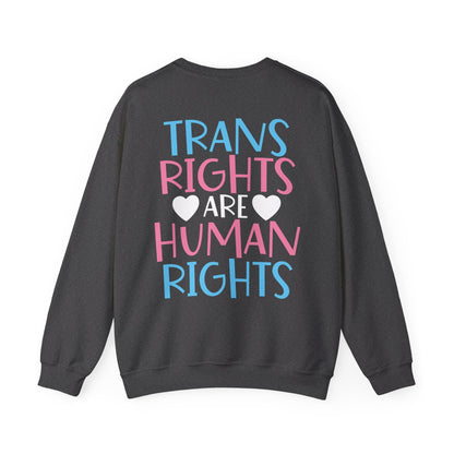 Trans Rights - Sweatshirt - Sweatshirt - The Lucky Wombat
