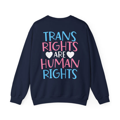 Trans Rights - Sweatshirt - Sweatshirt - The Lucky Wombat