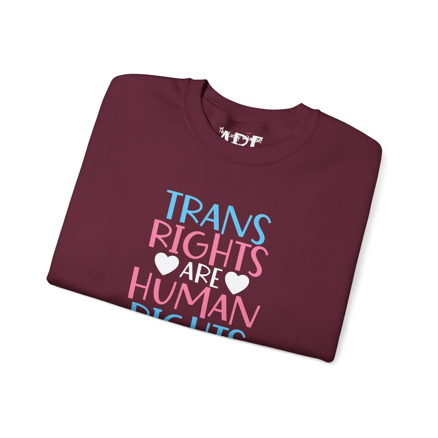 Trans Rights - Sweatshirt - Sweatshirt - The Lucky Wombat