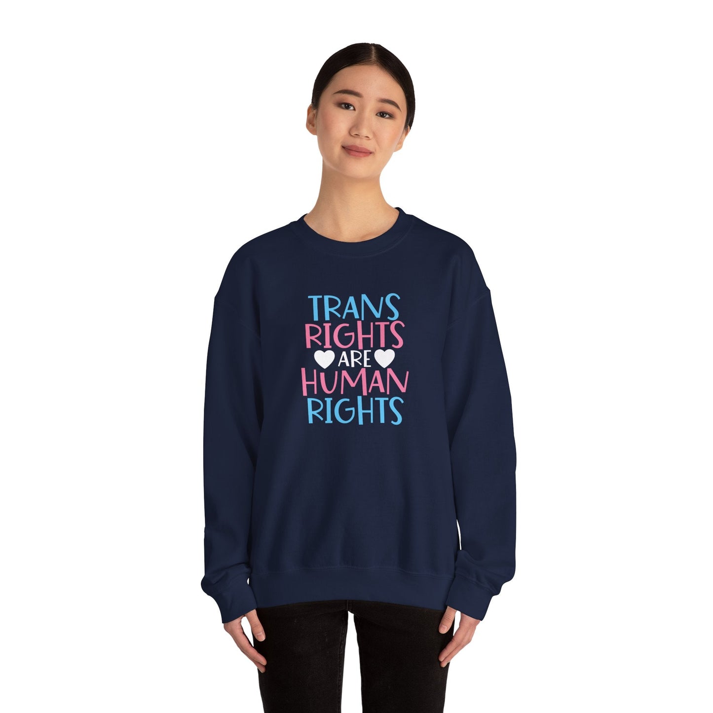Trans Rights - Sweatshirt - Sweatshirt - The Lucky Wombat