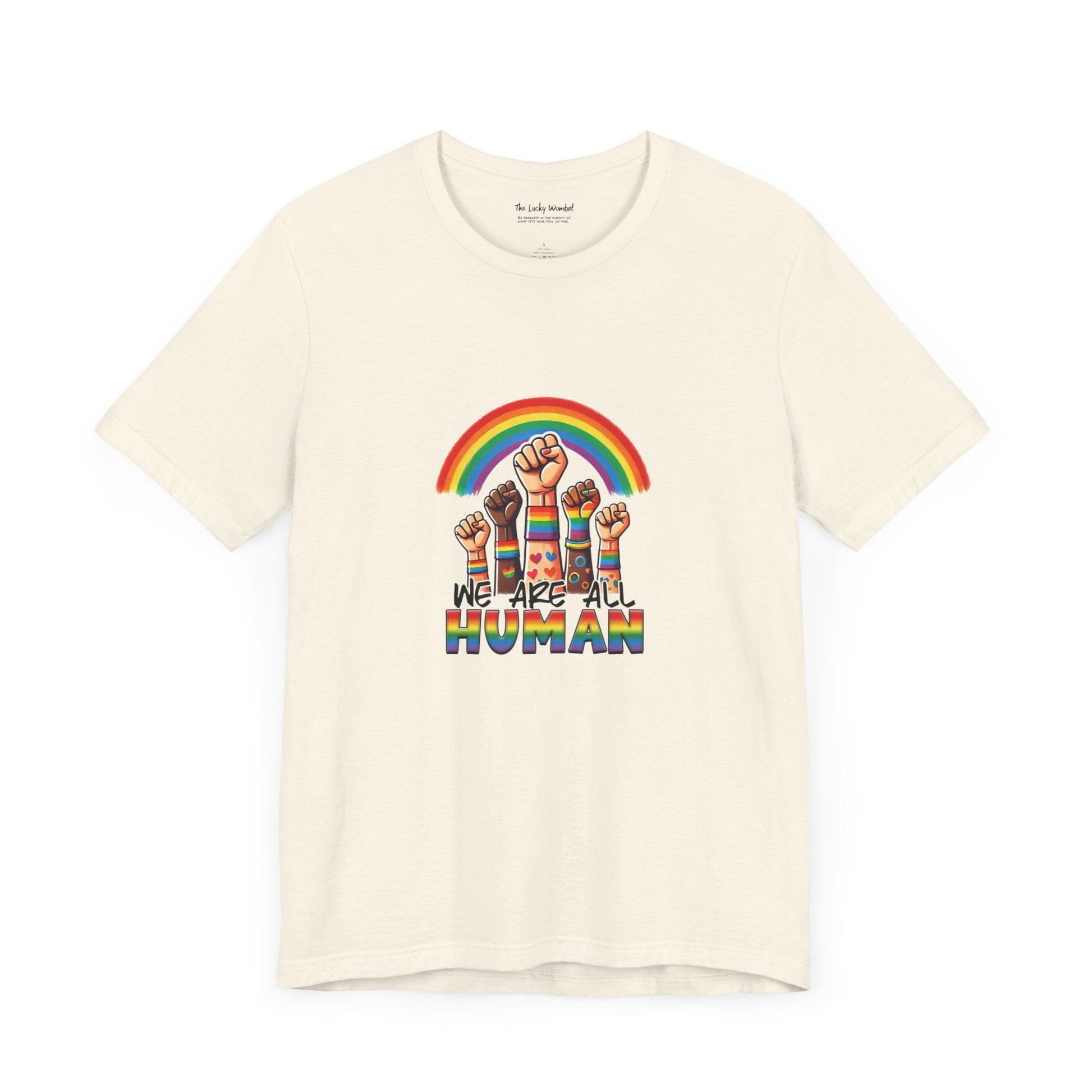 We are all humans T-Shirt - T-Shirt - The Lucky Wombat